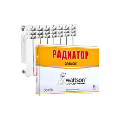 Радиаторы WATTSON Радиатор LUX 80/350 8 секц цена, купить в Йошкар-Оле