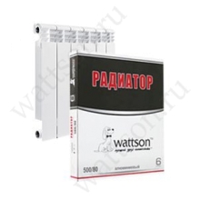 Радиаторы WATTSON Радиатор алюминиевый EXCLUSIVO B4 350/100 6 секц цена, купить в Йошкар-Оле